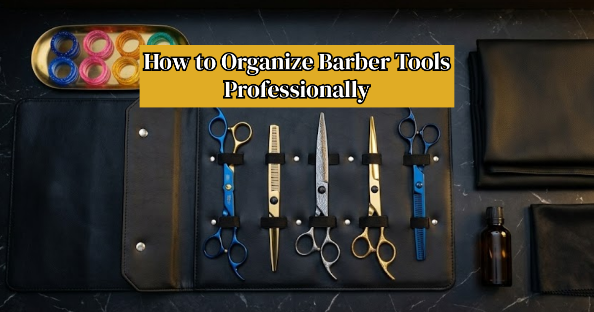 How to Organize Barber Tools Professionally: A Complete Guide for Modern Barbers