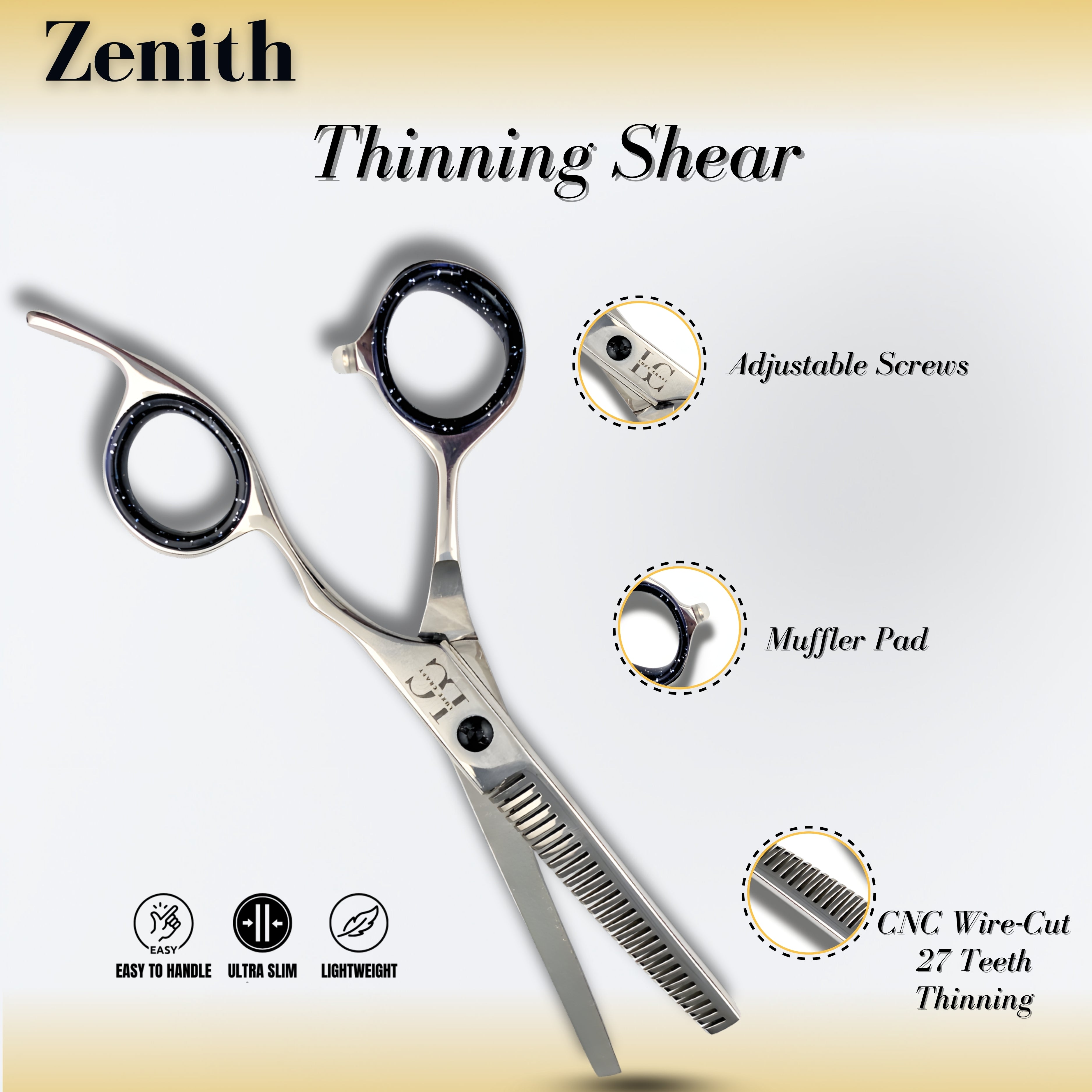 ZENITH Gold/Polish Shadow (LC3402)