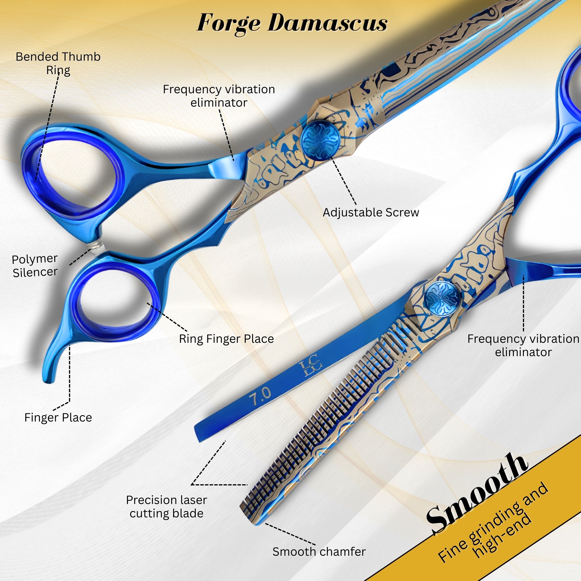 Forge Damascus (LC8003D)